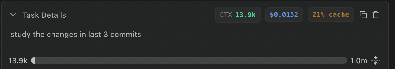 Cache hit rates update